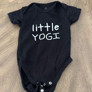 Black Baby One-Piece Bodysuit